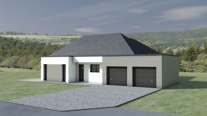 Maison de plain-pied 121m²