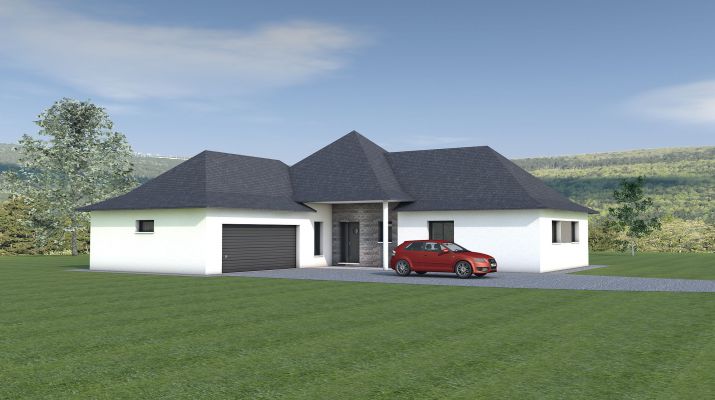 Maison de plain-pied 142m²