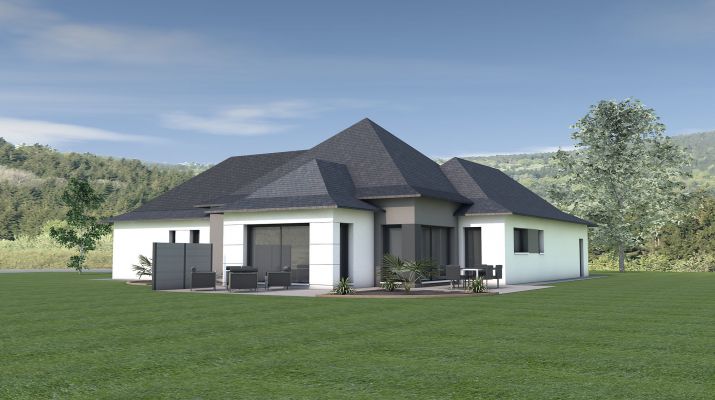 Maison de plain-pied 142m²