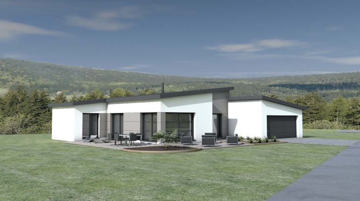 Maison de plain-pied 109m²