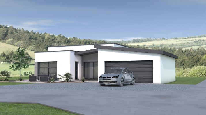 Maison de plain-pied 113m²