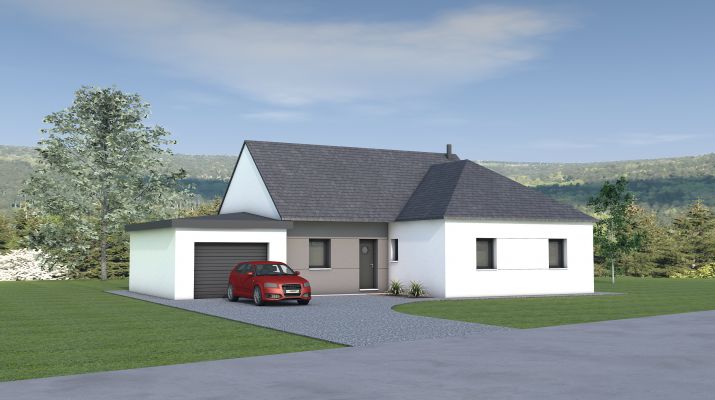 Maison de plain-pied 105m²