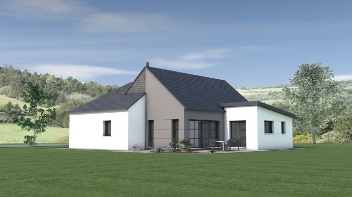 Maison de plain-pied 105m²