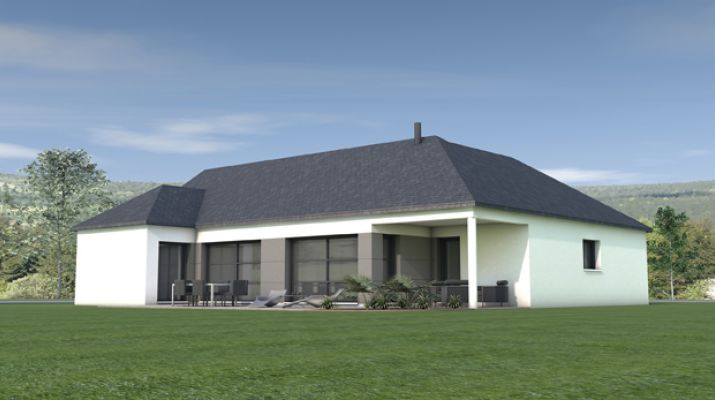 Maison de plain pied 122m²